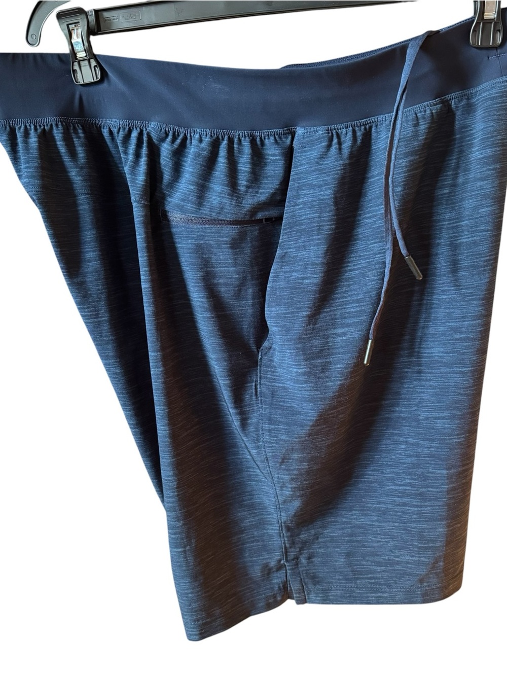 Lululemon T.H.E. Shorts Size XL Mens Heather Navy Linerless Gym Athletic - Picture 4 of 6